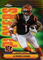 2025 Topps Chrome Power Players Ja'Marr Chase #PP-21 card