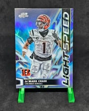 2025 Topps Cosmic Chrome Light Speed Ja'Marr Chase #LS-23 card