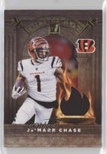 2022 Donruss Passing the Torch Jerseys Ja'Marr Chase / Chad Johnson #PTTJ-2 card