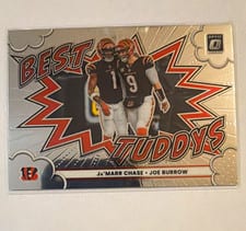 2025 Donruss Optic Best Tuddys Ja'Marr Chase/Joe Burrow #3 card