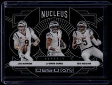 2024 Panini Obsidian Nucleus Ja'Marr Chase/Joe Burrow/Tee Higgins #20 card
