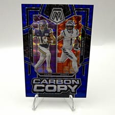 2024 Panini Mosaic Carbon Copy Ja'Marr Chase / Justin Jefferson #CC-5 card