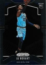 2019-20 Panini Prizm Base Set Ja Morant #249 card
