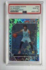 2019 Panini Hoops JA Morant Teal Explosion #259