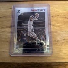 2019 Panini Hoops Premium Stock Ja Morant Silver Prizm #259 card
