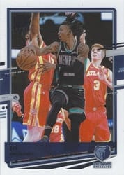 2020-21 Clearly Donruss Base Set Ja Morant #18 card