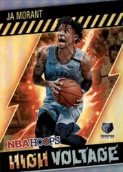 2020-21 Hoops High Voltage Ja Morant #5 card