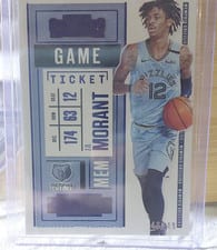 2020 Panini Contenders Ja Morant #75 card