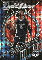 2021-22 Panini Mosaic Overdrive Ja Morant #1 card