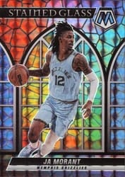 2021-22 Panini Mosaic Stained Glass Ja Morant #5 card
