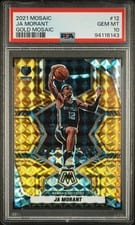2021 Panini Mosaic Ja Morant Gold #12 card