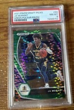 2021 Panini Prizm Draft Picks Ja Morant Green Pulsar Prizm #64 card