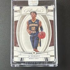 2022 Panini Flawless Collegiate Base Set Ja Morant #25 card