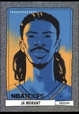 2023 Panini Hoops Presentations Ja Morant #5 card