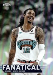 2025-26 Topps Chrome Fanatical Ja Morant #FAN-4 card