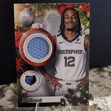 2025-26 Topps Holiday Player Relics Ja Morant #PR-JM card