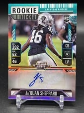 2024 Panini Contenders Optic Rookie Ticket Autographs Ja'Quan Sheppard #203 card