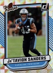 2024 Donruss The Rookies Ja'Tavion Sanders #TR-6 card