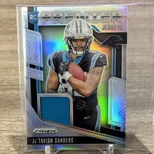 2024 Panini Prizm Premier Jerseys Ja'Tavion Sanders #PJ-JTS card