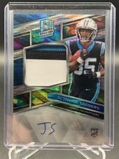 2024 Panini Spectra Rookie Patch Autographs Ja'Tavion Sanders #226 card
