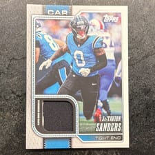 2024 Topps Chrome Topps Chrome Rookie Relics Ja'Tavion Sanders #CRR-JS card