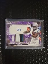 2024 Topps Inception Provenance Patch Autographs Ja'Tavion Sanders #PPA-JSA card