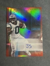 2024 Topps Signature Class Rookie Class Chrome Autographs Ja'Tavion Sanders #RCV-JS card
