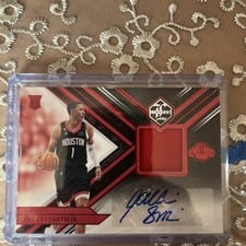 2022-23 Panini Chronicles Limited Rookie Jersey Autographs Jabari Smith Jr #LRJ-JSJ card