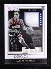 2022-23 Panini Noir Casting Call Memorabilia Jabari Smith Jr #CCM-JSJ card