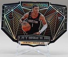 2022-23 Panini Obsidian Vitreous Jabari Smith Jr #2 card