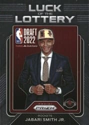 2022-23 Panini Prizm Luck of the Lottery Jabari Smith Jr. #7 card