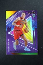2022 Panini Chronicles Draft Picks Jabari Smith Jr. Gold #9 card