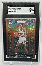 2022 Panini Prizm Draft Picks Stained Glass Jabari Smith Jr #SG-JS card