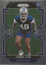 2021 Panini Prizm Base Set Jabril Cox #394 card