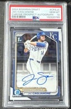 Jac Caglianone 2024 Bowman Draft Chrome Prospect Autograph #CPA-JC