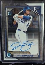 2024 Bowman Draft Chrome Prospect Autographs Jac Caglianone #CPA-JC card