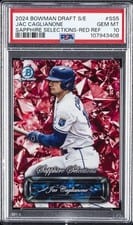 2024 Bowman Draft Sapphire Edition Selections Jac Caglianone #SS-5 card