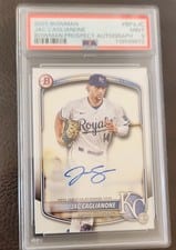 2025 Bowman Prospects Autographs Jac Caglianone #BPA-JC card