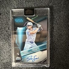 2026 Topps Chrome Black Autographs Jac Caglianone #CBA-CAG card