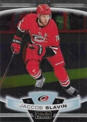 2019-20 O-Pee-Chee Platinum Base Set Jaccob Slavin #115 card