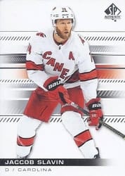2019-20 SP Authentic Base Set Jaccob Slavin #80 card