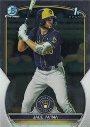 2023 Bowman Chrome Prospects Jace Avina #BCP-150 card