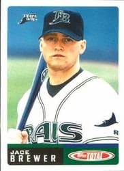 2002 Topps Total Base Set Jace Brewer #74 card