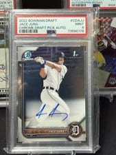 2022 Bowman Draft Chrome Autographs Jace Jung #CDA-JJ card