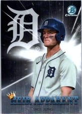 2022 Bowman Draft Heir Apparent Jace Jung #HA-10 card