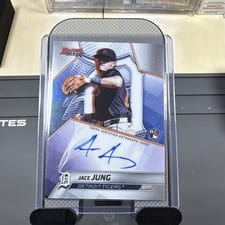 2022 Bowman's Best Best of 2022 Autographs Jace Jung #B22-JJ card