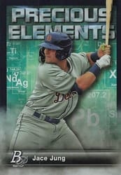 2023 Bowman Platinum Precious Elements Jace Jung #PE-13 card