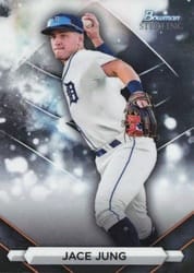 2023 Bowman Sterling Base Set Jace Jung #BSP-93 card