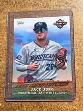 2023 Topps Pro Debut Farm Fresh Futures Autographs Jace Jung #FF-7 card