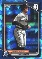 2024 Bowman Sapphire Edition Base Set Jace Jung #BCP-5 card
